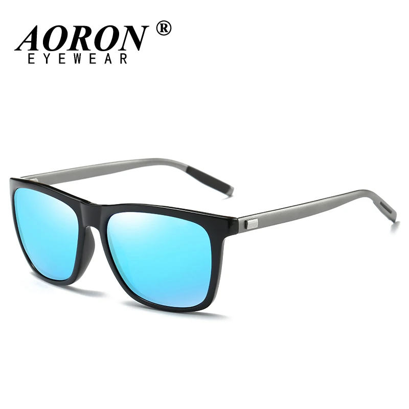 AORON Men's Metal Polarized Sunglasses Classic Bra...