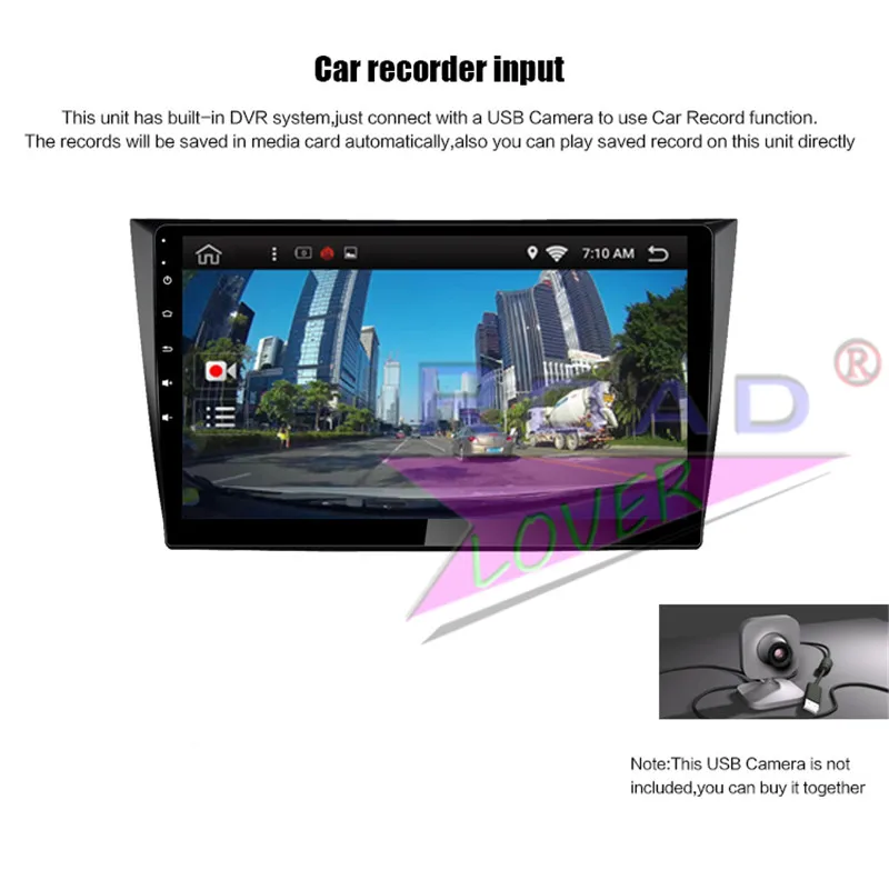 Flash Deal Roadlover Android 8.1 Car Head Unit Player Autoradio For VW Golf 2009 2010 2011 2012 2013 GPS Navigation Magnitol 2 Din NO DVD 21