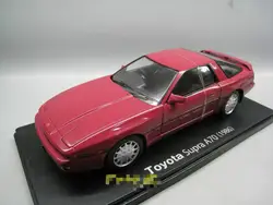 IXO 1/24 масштабная модель автомобиля игрушки TOYOTA SUPRA A70 1986 автомобиль из литого металла модель игрушка для коллекции, подарок, детей, украшения