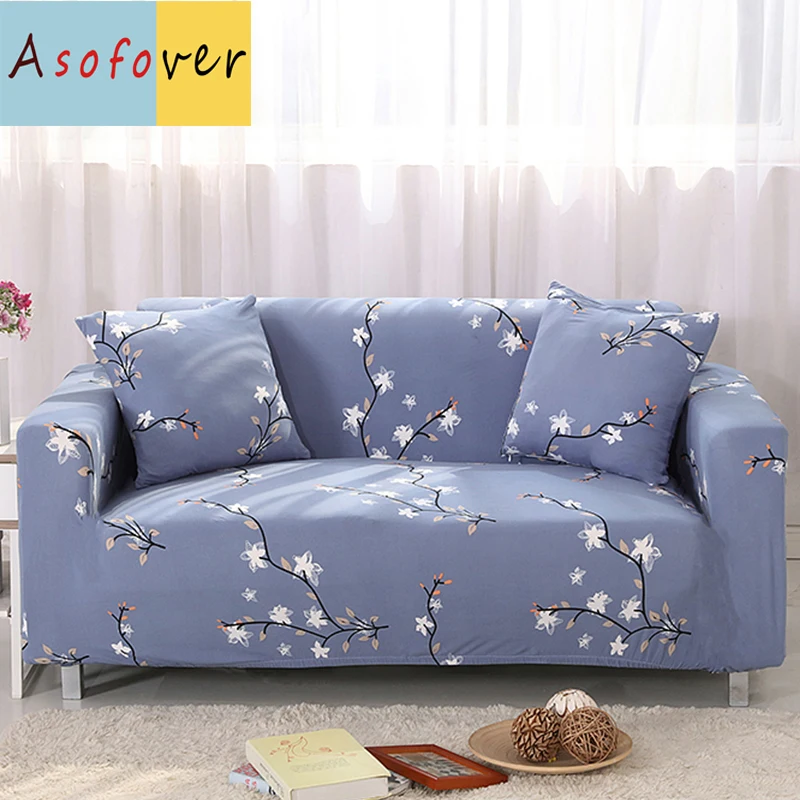 Чехол для дивана asofver Birds of Flowers эластичный чехол для дивана растягивающиеся покрытия для мебели протектор Чехлы для диванов для гостиной - Цвет: 6