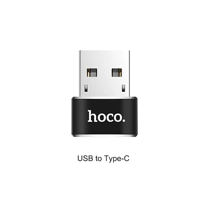 HOCO USB конвертер адаптер OTG Micro к type-C, Micro к Lightning, USB к type-C, type-C к USB адаптеры для телефона планшета - Цвет: USB to Type-C