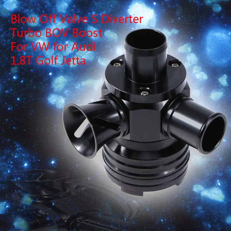 

1Pcs Blow Off Valve S Diverter Turbo BOV Boost For VW for Audi 1.8T Golf Jetta Auto Car Accessory Blow Off Valve Car Styling