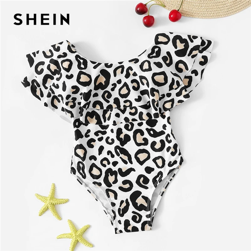 shein leopard print bikini