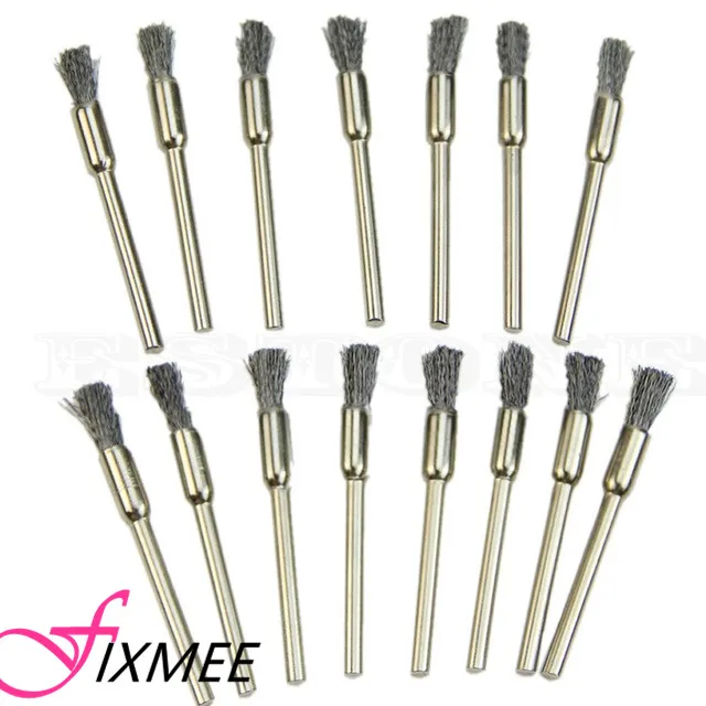 10Pcs 5mm Steel Wire Brushes dremel accessories for rotary