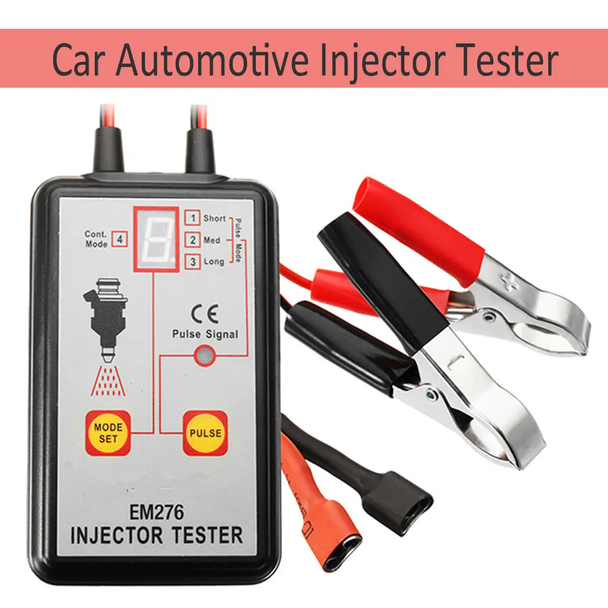 

Fuel Injector Tester Automotive Fuel Pump System Analyzer 4 Pulse Modes Allsun EM276 Injector Pressure Gauge