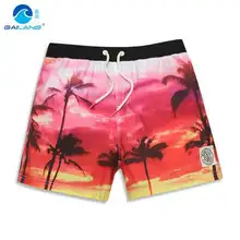 Марка GL мужские морские Шорты для плавания летние новые мужские шорты плюс размер свободные быстросохнущие мужские спортивные пляжные шорты для серфинга
