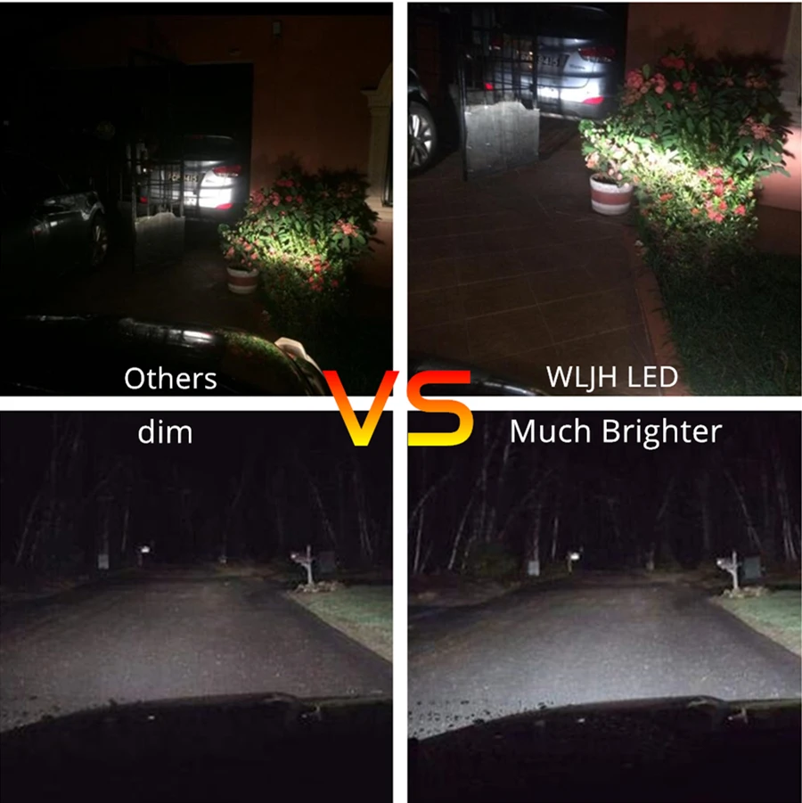 Lâmpada do Carro Farol para Ford Wljh Canbus Branco 1000lm h7 Led Luz Cree Ree Mergulho Automático Baixo Feixe Focus ii 2004 2005 2006 2007 2x 6000k 5 Cheap Lâmpadas do farol do carro (LED)