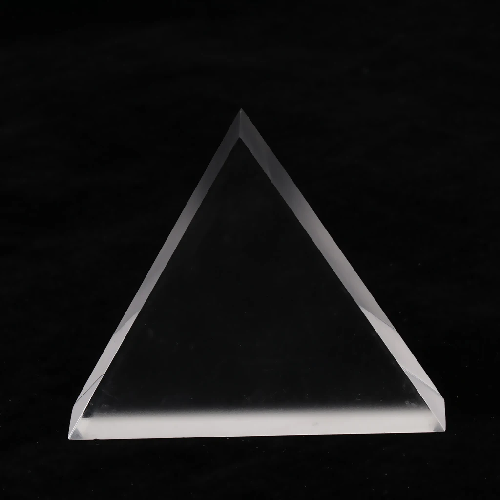Acrylic Physical Triangular Optical Lens, Lab Equipment Experiment Tool