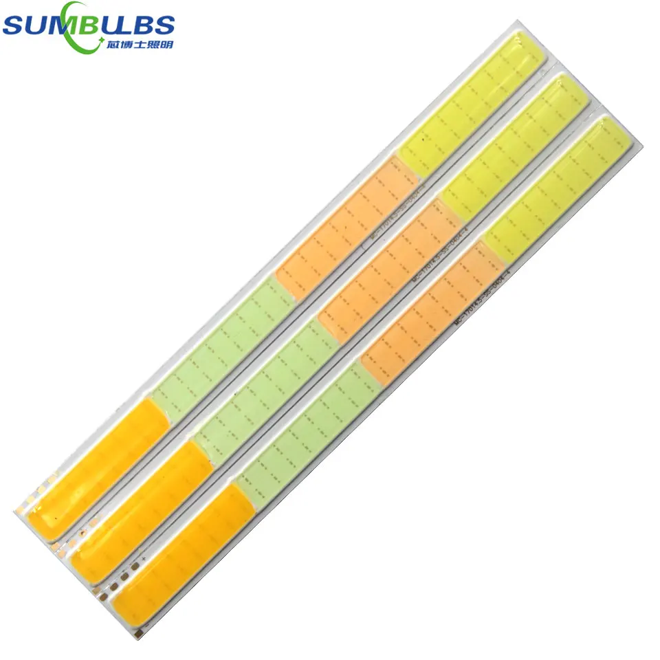 

Colorful 4*2W 12V COB Strip LED Bulb Warm White Cold White Blue Purple 4 Colors LED Lamp Strip DC12V for Auto Car Lighting DIY