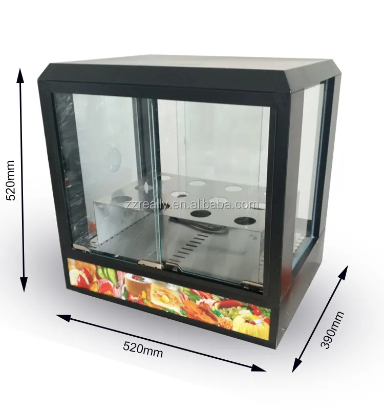 Европейским сертификатом соответствия 22 кг RE-PD1 витрина для пищевых товаров еды витрина с подогревом стеклянный подогревающий шкаф для еды прилавок-витрина