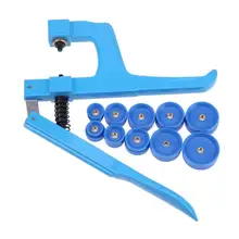 Кристалл Стекло ближе часы задняя крышка чехол инструменты комплект штампованные часы 11 шт. 19-33 мм часы задняя крышка нажатие часовщик инструменты