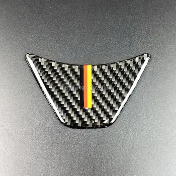 

100pcs Carbon Fiber Steering Wheel Sticker M stripe Emblem 3D Car Sticker For bmw F10 F01 F07 5 series 7 series Car Styling