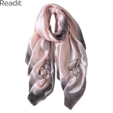 2016 Fashion Women Lady Spring Autumn Soft Long Voile Neck Large Silk Scarf Women Wrap Shawl