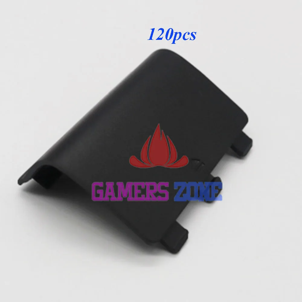 

120pcs Black Battery Door Cover Shell Replacement for XBOX One Wireless Controller