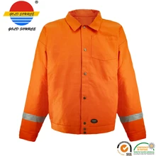 Городской питания Hi Vis Огнезащитной оранжевый сварочный пальто стеганые безопасности мужская зимняя куртка