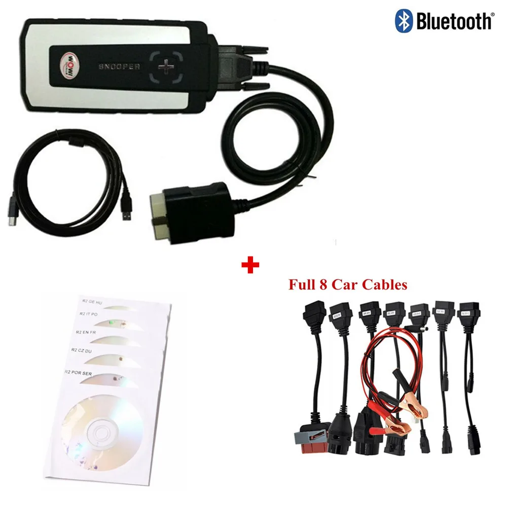 

2019 WOW Snooper Bluetooth 2016.R0 with Keygen for delphis obd2 car truck Diagnostic tool vd ds150e cdp tcs cdp pro for autocoms