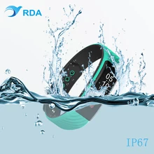 RDA Smart Band сердечного ритма Мониторы браслет Фитнес шагомер ID67 Flex Браслет для Android IOS PK xio Mi mi Группа 2