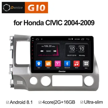 

Android 8.1 Quad Core 2GB RAM+16GB ROM 10.1 inch Car DVD Player For Honda Honda Civic 2004-2009 GPS Navigation Radio TPMS DAB+