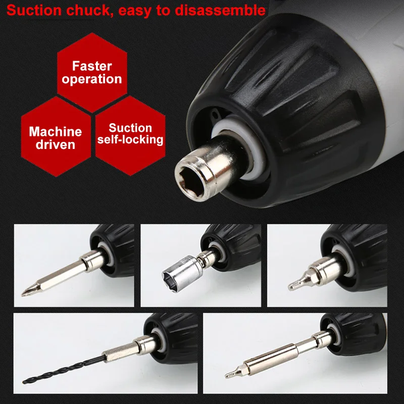 

Hot Electric Screwdriver 4.8V Portable Cordless Screwdriver 45 Pcs Screws Kit XJS789