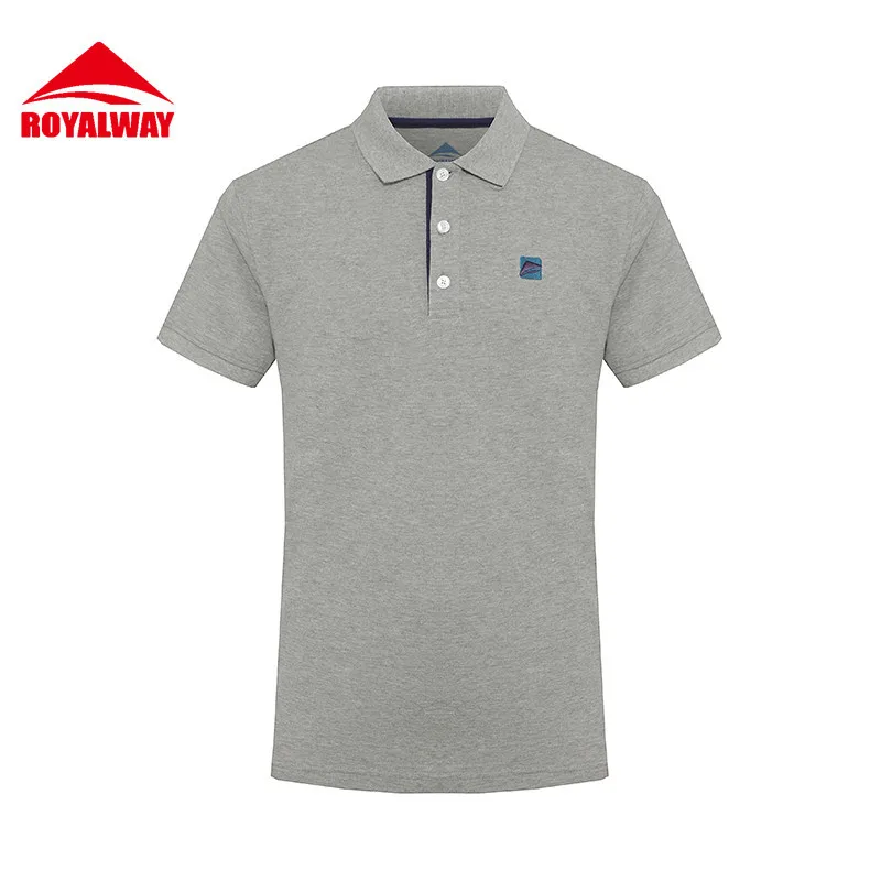 

ROYALWAY Men Camping & Hiking Tees Polos T-Shirt Outdoor High Quanlity 2017 New Arrival #RFEM2020G