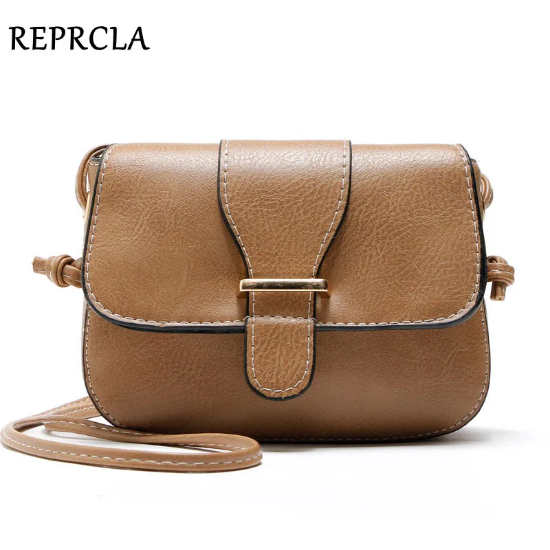REPRCLA New Arrivals Women Bags Small Vintage Shoulder Bag Pu Leather Women Messenger Bags Crossbody Designer Ladies Bag 2
