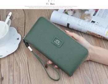 

by dhl or ems 20pcs New Women Purses Female Famous Brand Wallets Woman Long Zipper Purse Lady Luxury Wallet Leather Card Holder