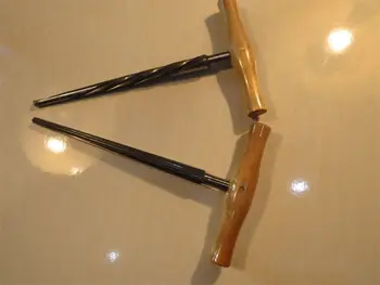 

Strong Luthier tools,2pcs different type Cello Peg Reamer(straight+screw )