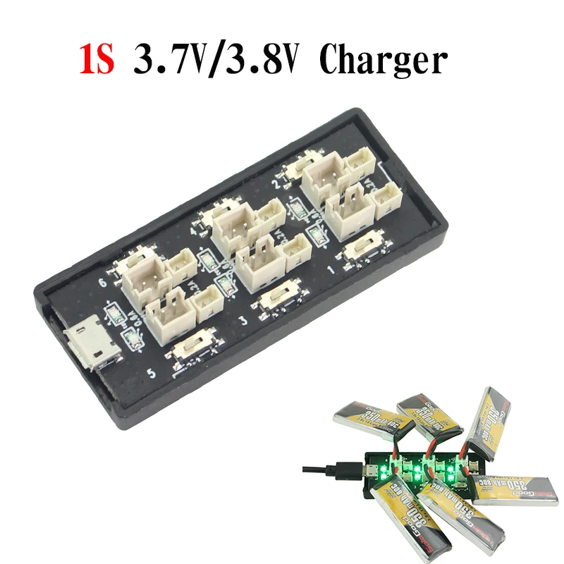 Плата адаптер LiHv Lipo для зарядки аккумуляторов 6 каналов USB 3 8 В 1 с 5 А|Детали и