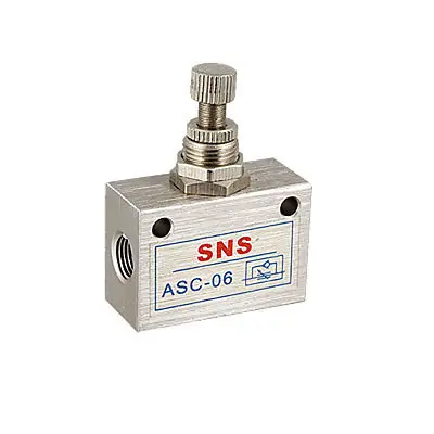 

G1/8" Pipe Bore One Way Metal Flow Control Valve ASC-06