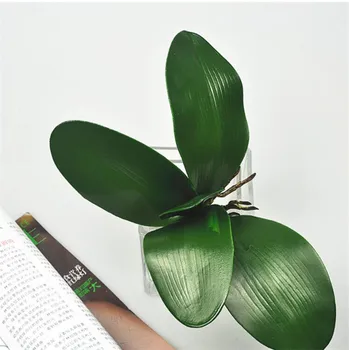 

5pcs Artificial Plants orchid Leaf Faux Cymbidium flower Leaf Plant 11" Leaf Greenery 30cm