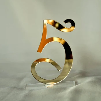 

3.5inch Wedding Table Set Table Decor Acrylic Table Numbers Wedding Party Table Place Card from 1 to 38