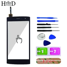 Сенсорный экран для мобильного телефона для HOMTOM HT7 сенсорный экран стекло дигитайзер панель передняя линза сенсор инструменты+ Бесплатный клей