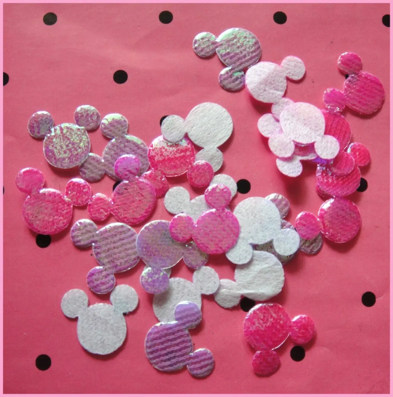 

Free shipping wholesale 15mm 100pcs/lot shiny hello kitty head appliques