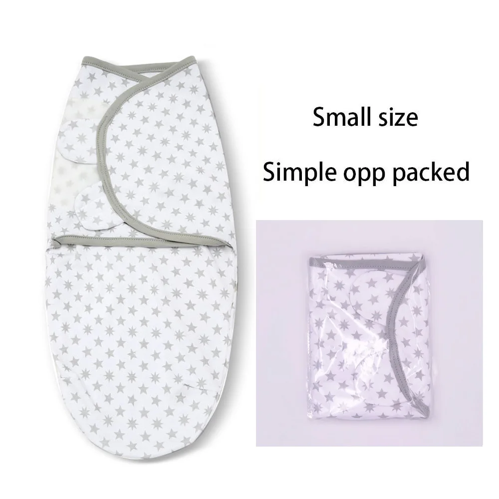 Gray star Small Подгузники, похожие на лето swaddleme, органический хлопок, младенческий parisarc, детский конверт, пеленальный конверт, Пеленальный спальный мешок, спальный мешок - Цвет: Gray star Small