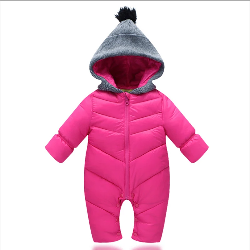 מוצר baby winter hooded outwear snowsuit thick warm infant boy christmas clothing