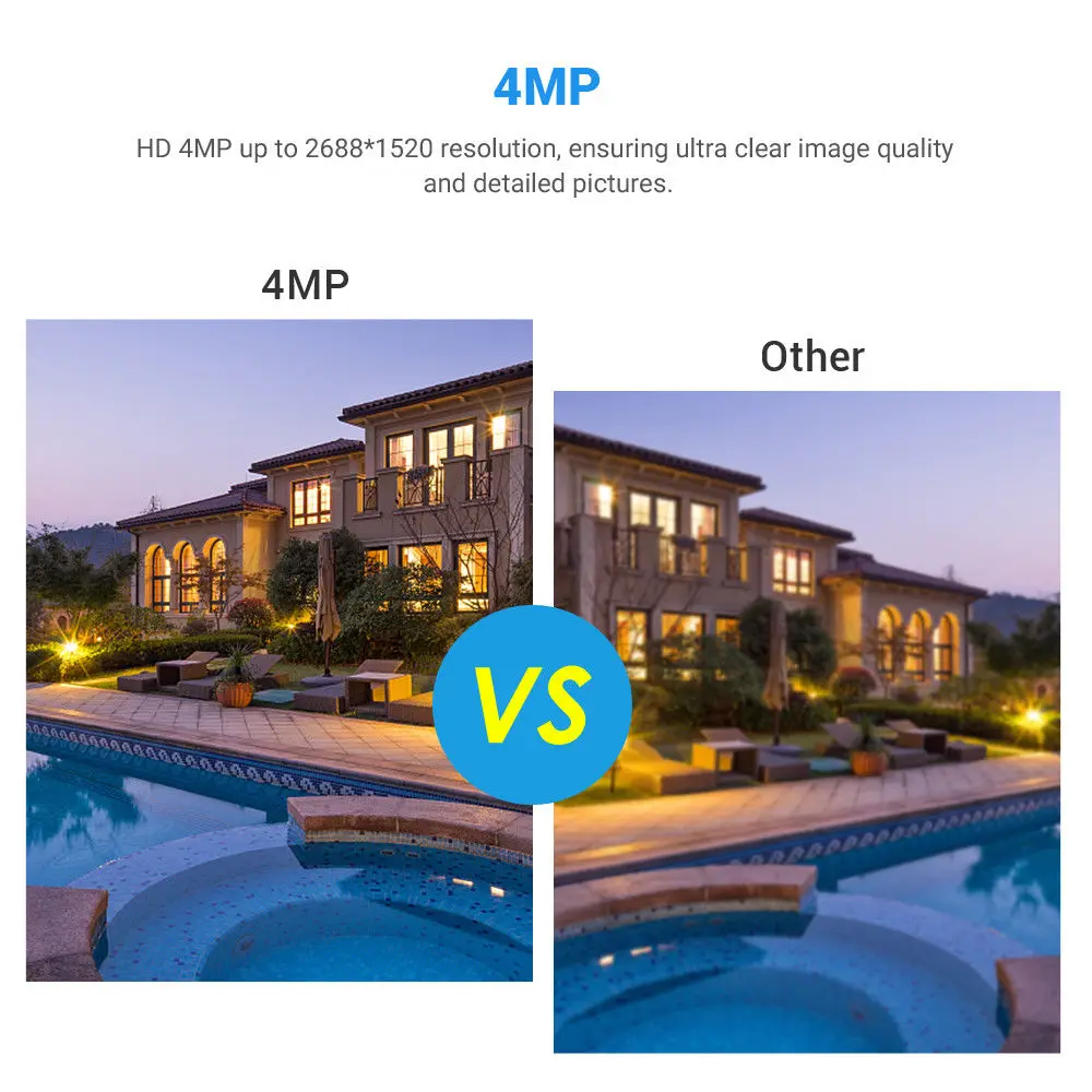 Смарт 4MP КМОП ip камера PTZ купольная безопасности HD1080P Встроенный микрофон аудио PoE