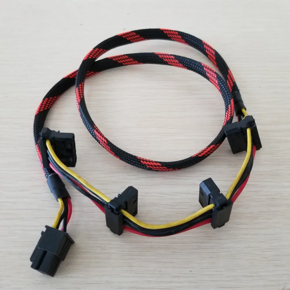 PC DIY Tt TR2 RX 850W ATX MOD 8Pin до 4Pin IDE Molex Кабель питания Шнур 18AWG провод нейлоновая сеть