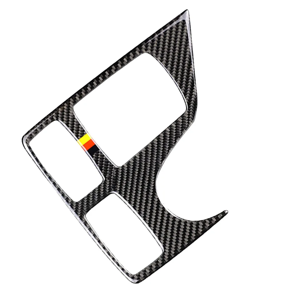 Смешанный цвет углеродного волокна наклейка передняя отделка консоль рамка отделка для Mercedes GLE/GLS