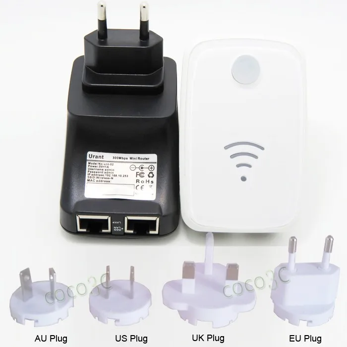 Network Router Range 300Mbps signal Antennas booster extend wifi repeater 5