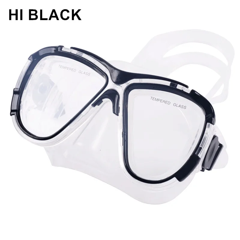 Маска для близорукости, маски для дайвинга с линзами по рецепту(Nearsight 0-9,0), Диоптрийная маска для подводного плавания, корректирующая маска для спортивной камеры