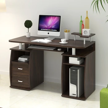 

Modern Computer Office Desk Table Workstation with Drawer&Wood