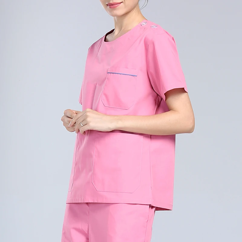Унисекс, розовые, серые, черные женские скрабы высокого качества медицинский хирургический аптека медсестра Камуфляж наборы для ухода за кожей салон красоты комплекты униформа для сотрудниц спа-салонов