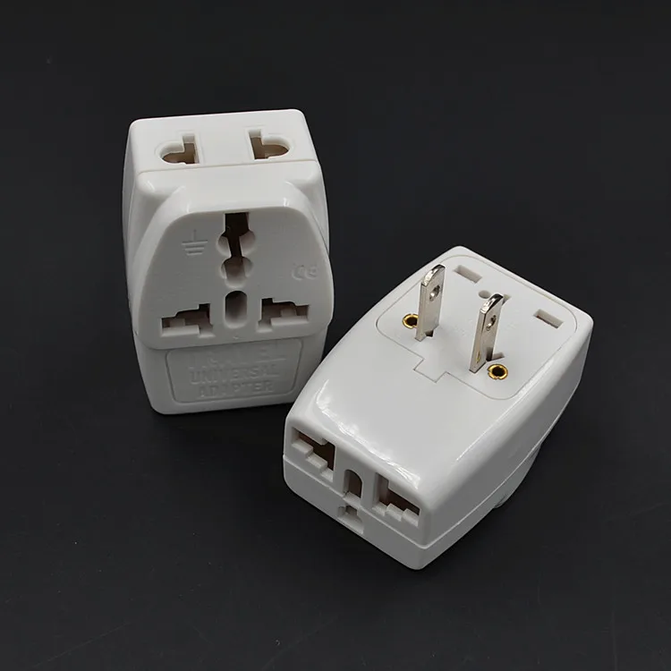 10pcs/lot extended 3 outlet socket splitter US USA AC Power Plug Home