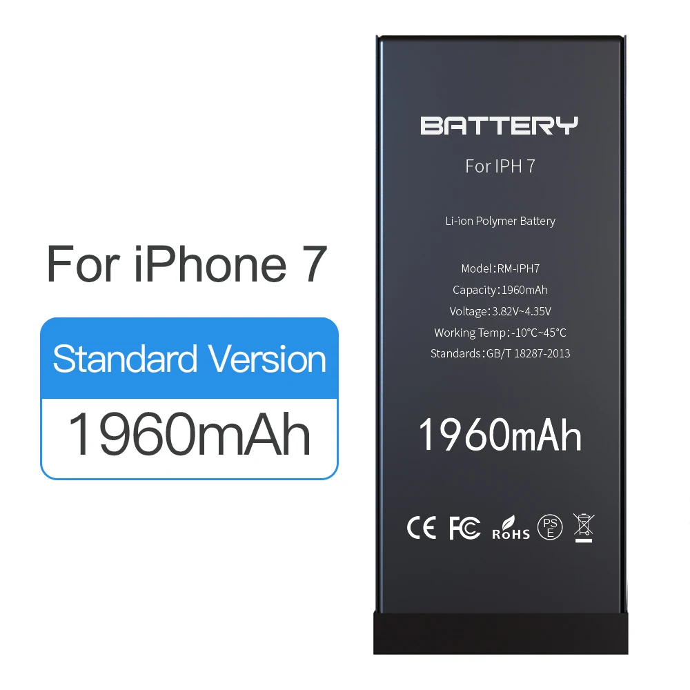 Efatih 50 Pcs 1960mAh 0 New Cycle Mobile Phone Battery For