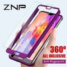 ZNP Luxury Hard 360 Full Cover Protection Case For Huawei P10 Plus P20 Pro Case For