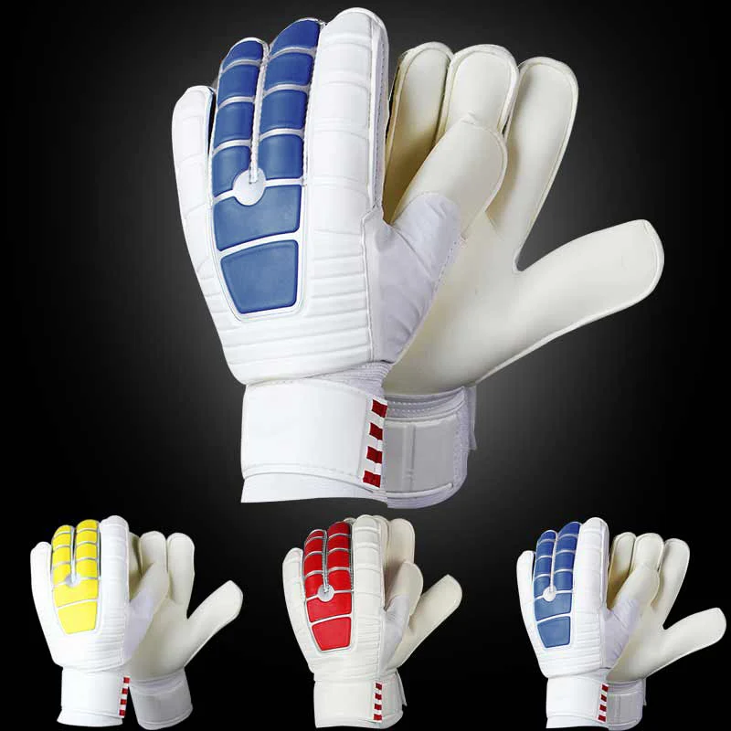 

Professional Children Youth Adult Goalkeeper Football Latex Slip Gloves Protection Thickened Latex Soccer Goalie Gloves KH889
