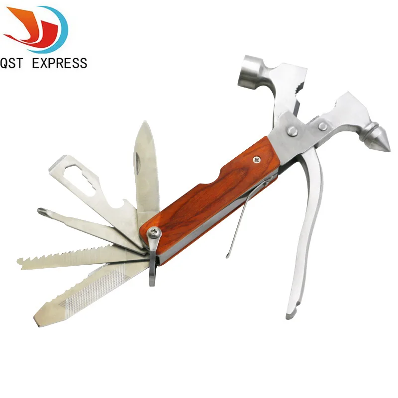 Multi function Hand Tool Safety Hammer Stainless Steel Auto Emergency Kit Hand Tool With Safety Hammer