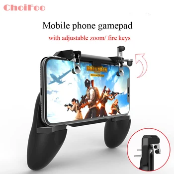 

For PUBG Game Fire Button Aim Key Smart phone Trigger R1 L1 Shooter Gampads PUBG Mobile Gaming Handle Shooter Controller
