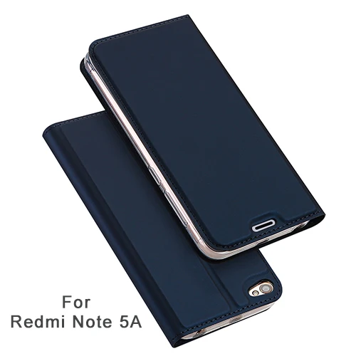 Blue Xiaomi Redmi Note 5A кожаный чехол флип чехол для Xiaomi Redmi Note 5A dux DUCIS кошелек принципиально xiomi Redmi Note 5A Pro-чехол Prime - Цвет: Blue