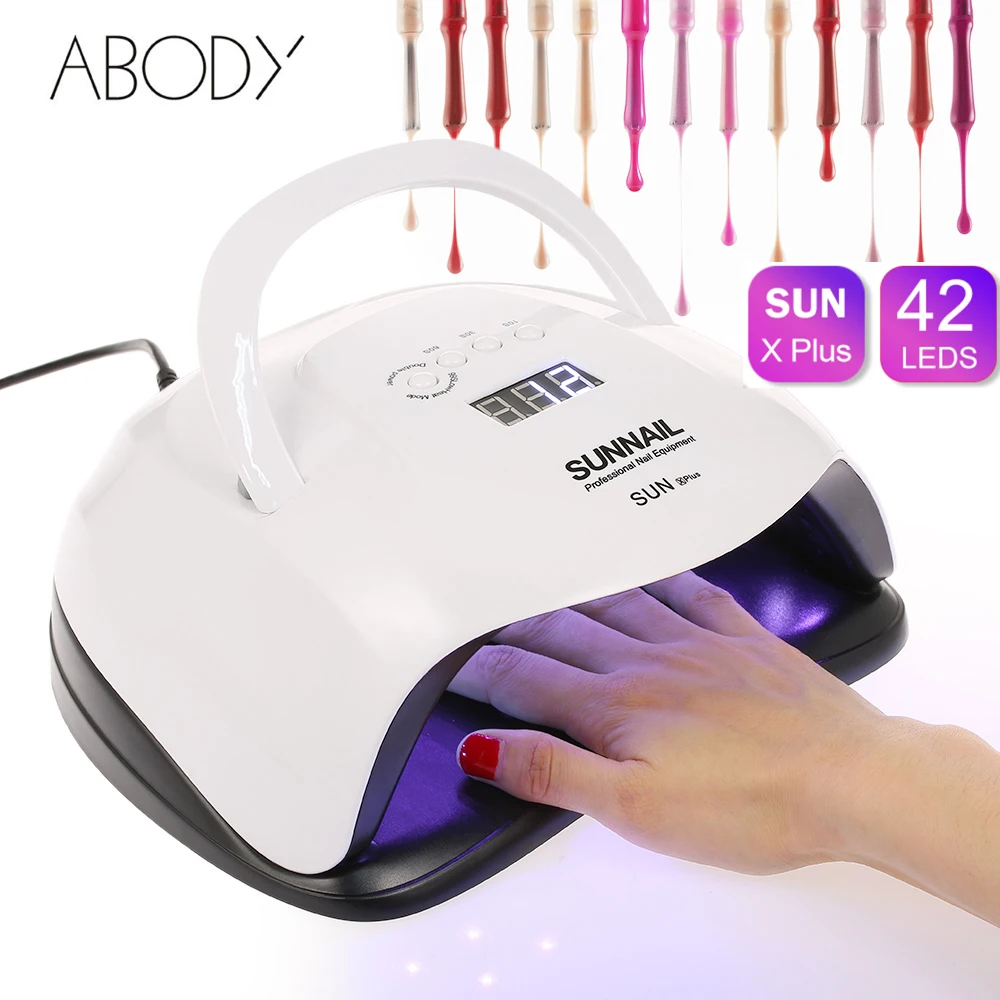 

Abody 80W SUNX Plus UV Lamp New LED Nail Lamp SUN X Nail Gel Dryer Machine Fingernails Toenails Curing Equipment Nail Art Tool